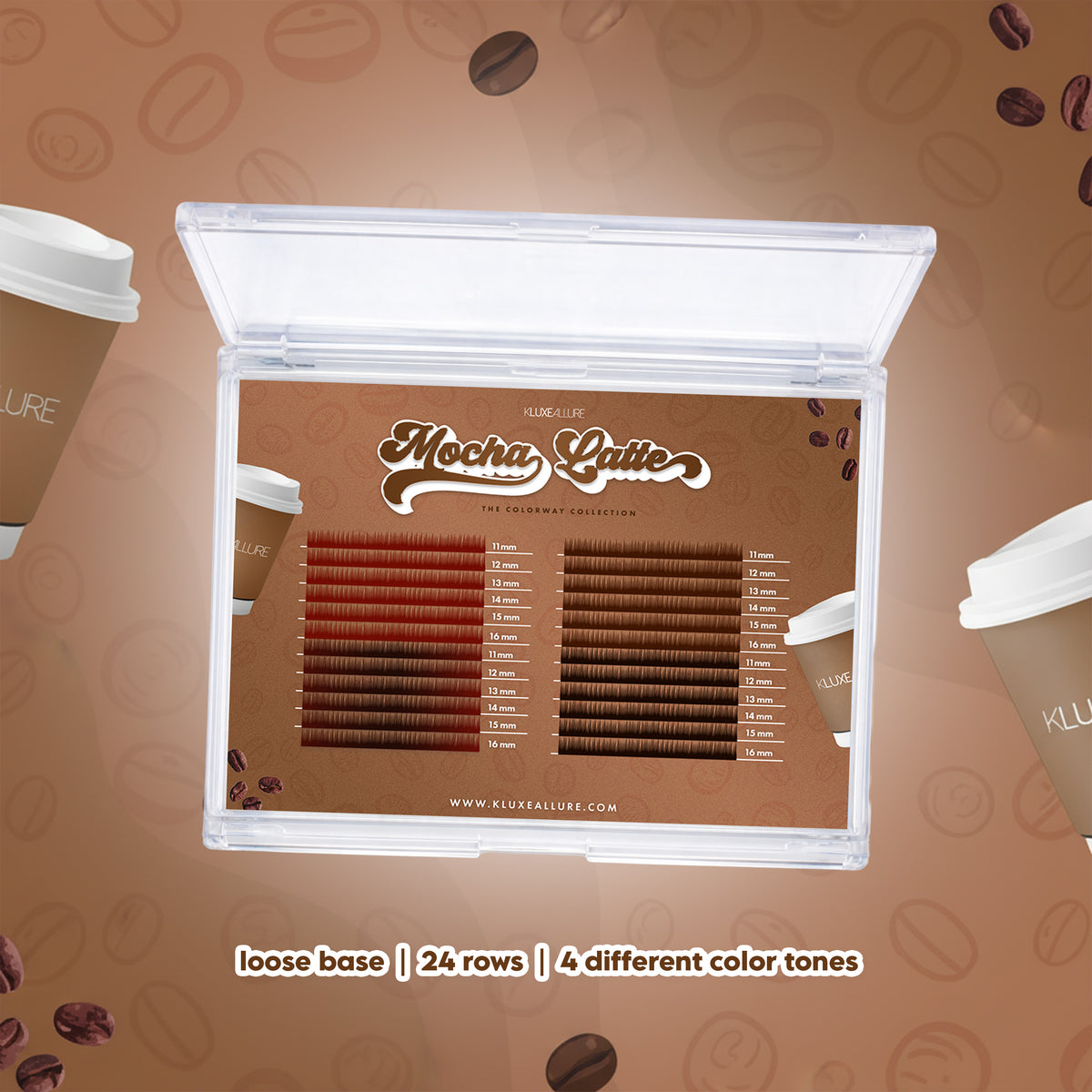 “Mocha Latte” Brown Color-way Collection.
