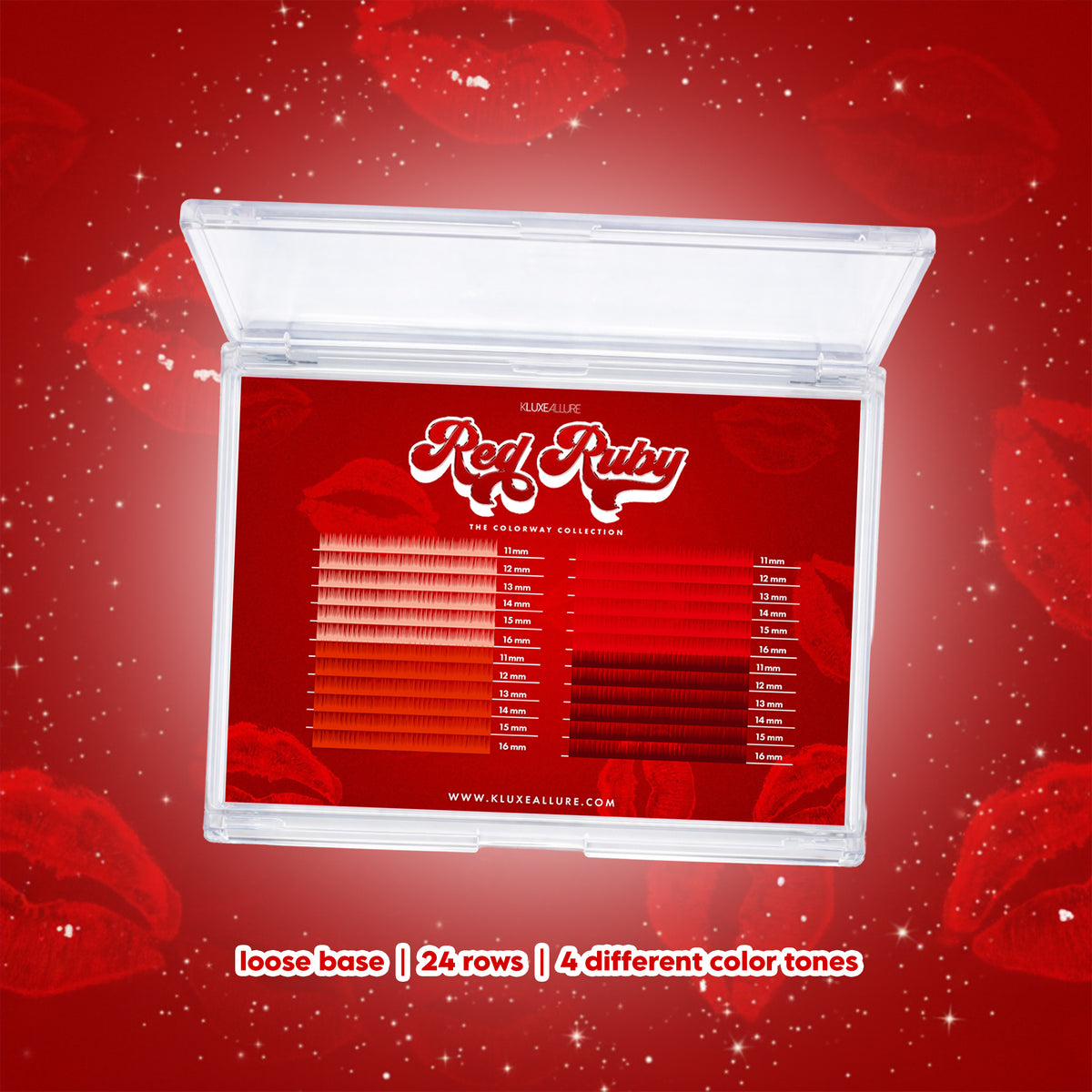 Ruby Red Way “Red Ruby” Red Color-way Collection – KLuxeAllure