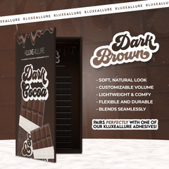 “Dark Cocoa” Dark Brown Color-way Collection