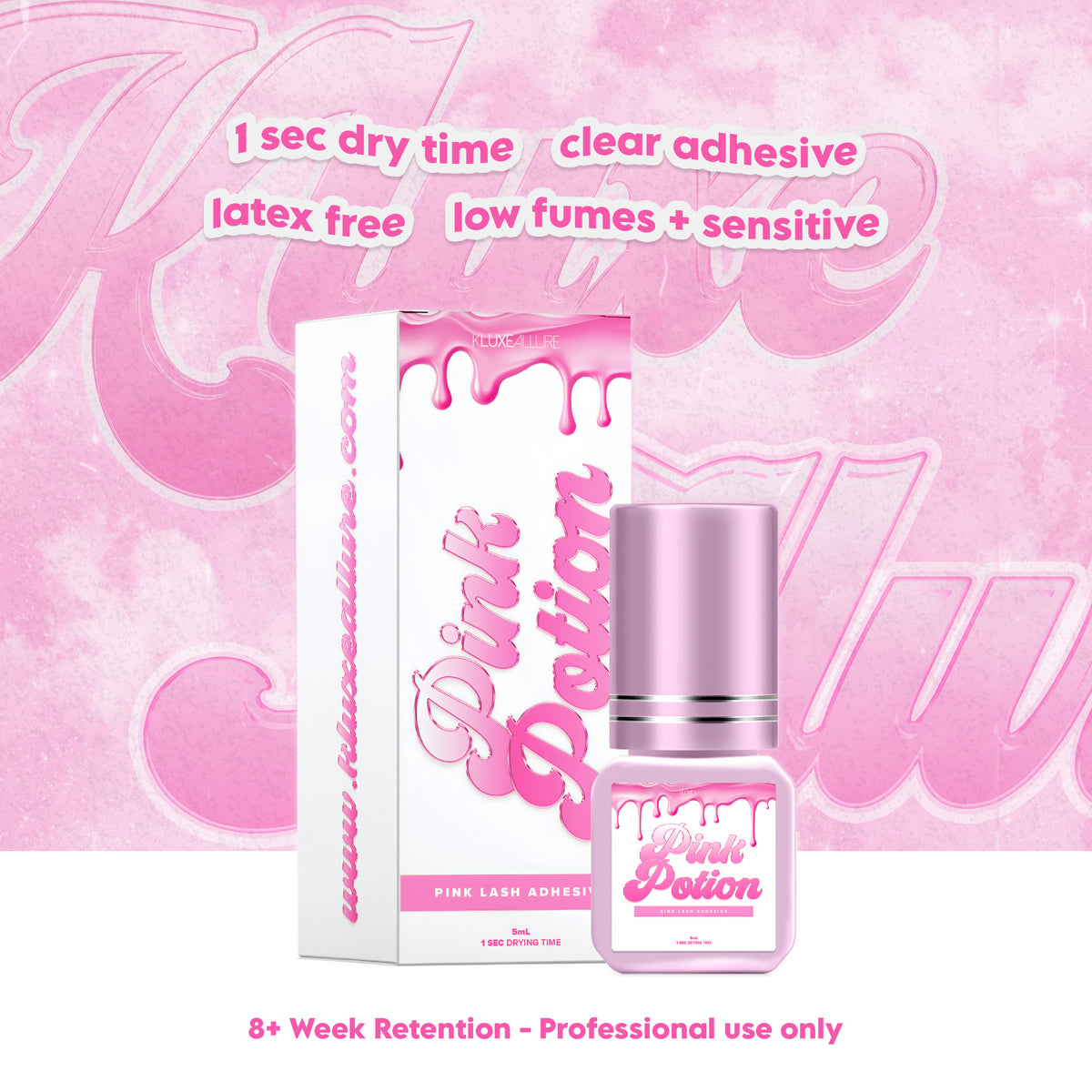 “Pink Potion” Lash Adhesive 1 SEC